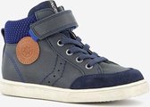 TwoDay hoge leren jongens sneakers - Blauw - Maat 27