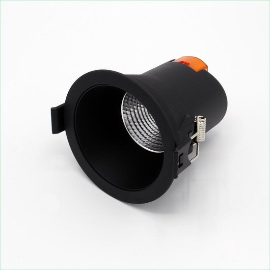 LED Inbouwspot (zwart) - 6W / DIMBAAR