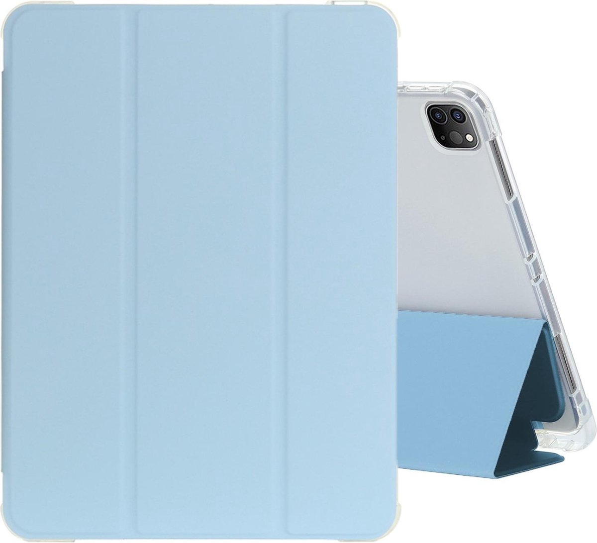 FONU Shockproof Folio Case iPad Pro 12.9 inch - 2022 / 2021 - Lichtblauw