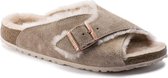 Birkenstock Arosa Shearling Dames Slippers Nude Narrow-fit | Beige | Suède | Maat 42