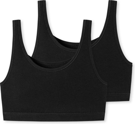 Schiesser 95/5 Organic 2PACK Top Soutien-Gorge Femme - Taille 34