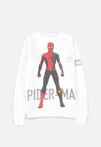 Marvel SpiderMan - No Way Home Oversized Sweater/trui kinderen - Kids 146 - Wit