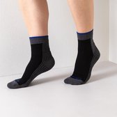 Duurzame sokken Vodde All Sports Quarter 2-pack Black / 43-46