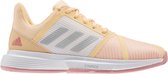 adidas Performance Courtjam Bounce W De schoenen van het tennis Vrouwen Oranje 42 2/3