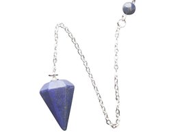 Lapis Lazuli Pendel Facet - Pendels Spiritueel - Pendelen - Pendel Edelsteen - Edelsteen