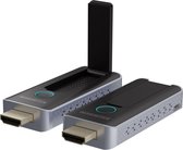 Marmitek Draadloos HDMI Presentatie Systeem - Stream S2 Pro - AirPlay & Miracast - Sluit je laptop draadloos aan op een beeldscherm - Tot 20 extra transmitters (Stream T2) koppelen - Schakel 