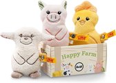 Steiff Happy Farm Mini band yellow/pale pink/cream