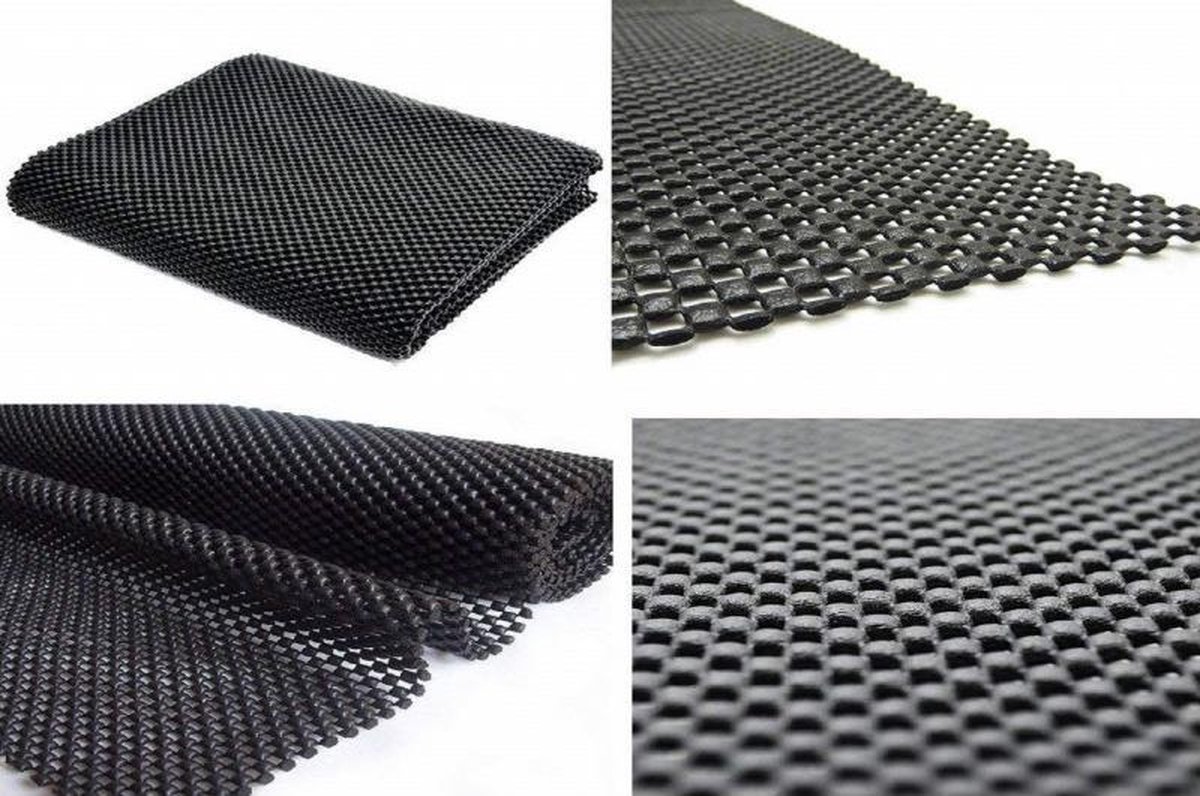 Antislip mat zwart voor 600 x 100 cm Airtrack