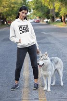 Certified Dog Lover Hoodie, Grappige Hoodies, Uniek Cadeau Voor Hondenliefhebbers,Hondenbezitters Cadeau, Unisex Hooded Sweatshirt,D004-017W, 4XL, Wit