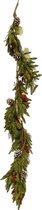 Kerst decoratie slinger | 130 cm | Extra lange kerst slinger van natuurlijke materialen | Groen