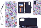 Samsung Galaxy A52 (4G & 5G) / A52s Bookcase hoesje met print - Flowers