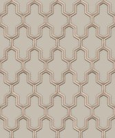 Wall Fabric geometric green - WF121023
