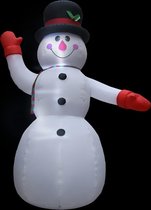Opblaasbare kerstsneeuwman met LED IP44 450 cm XXL