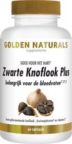 Golden Naturals Zwarte Knoflook Plus (60 veganistische capsules)