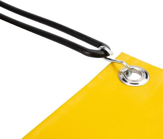 Afdekzeilwinkel - Spanrubber met s-haak 40cm elastiek zwart — afbeelding 3