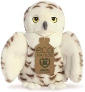 Knuffel eco nation sneeuwuil 20 cm