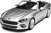 Fiat 124 Spider (Zilver) (16 cm) 1/24 Bburago - Modelauto - Schaalmodel - Modelauto - Miniatuurauto - Miniatuur autos