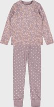 NAME IT NKFNIGHTSET ELDERBERRY FLOWER Meisjes Pyjamaset - Maat 122/128