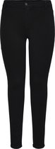 ONLY CARMAKOMA CARHUBA HW SKINNY JEGGINGS Zwart DNMNOOS Dames Jegging - Maat W42 X L32