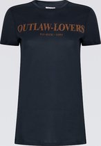 zoe karssen - dames -  fw181016 outlaw t-stuk -  middeleeuws blauw - s