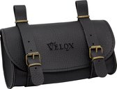 Velox Zadeltas Vintage 0,6 Liter Skai-leder 17cm Zwart