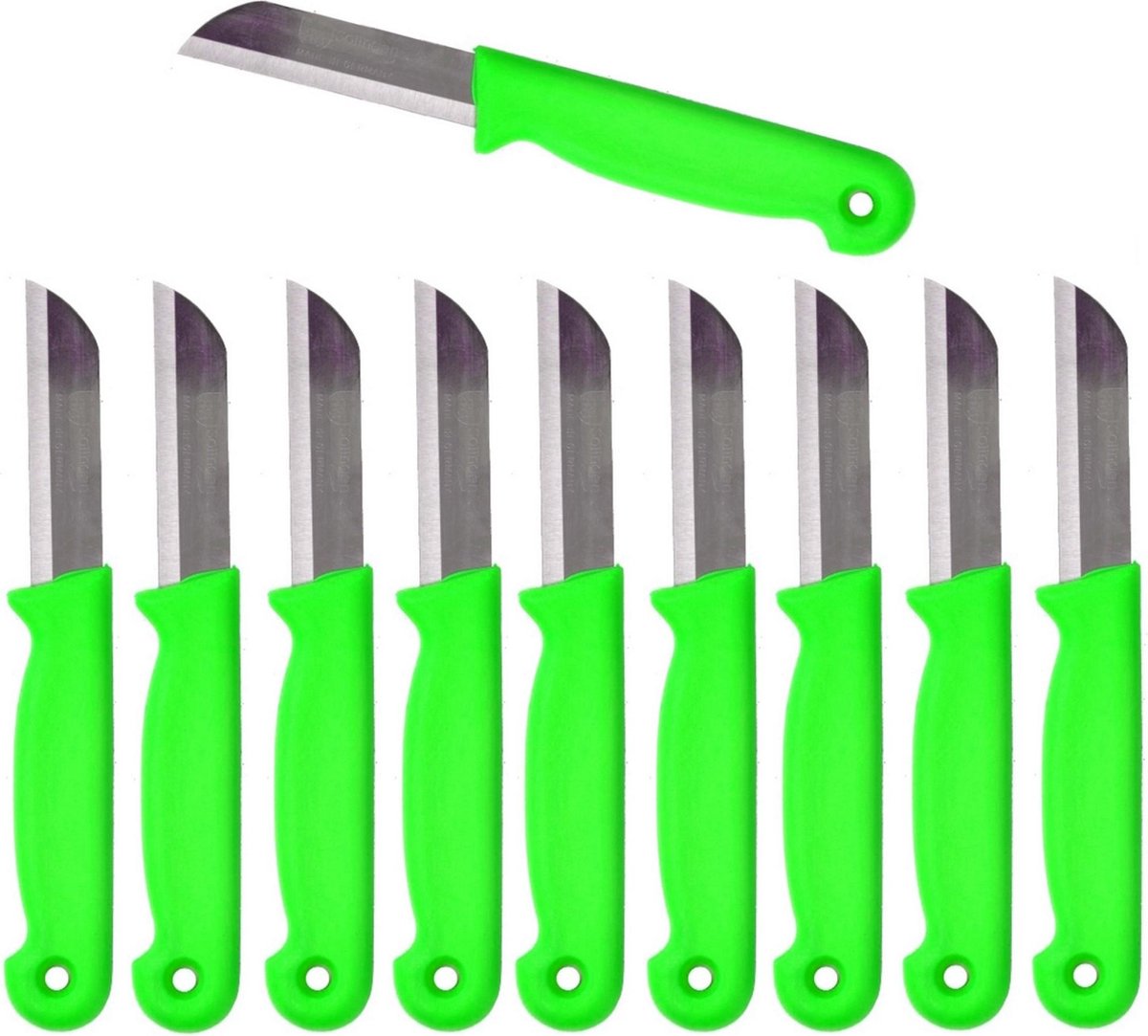 Solingen Schilmesje Duits - Groen - RVS 16 cm. - 500 stuks