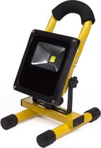 Hofftech Accu / Oplaadbare Led Bouwlamp - Daglicht - 10 Watt- Flat Line - 600 Lumen
