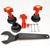 DTILE® Tegel Levelling Systeem 50 Sterren - Voor Vloer - Muur - Tegels - Nivilleer Systeem - Tegelzetten - Complete Set - Herbruikbaar