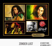 Allernieuwste peinture sur toile VIP Tribute Bob Marley, The King of Reggae - Memorabilia CANVAS - 30 x 40 cm