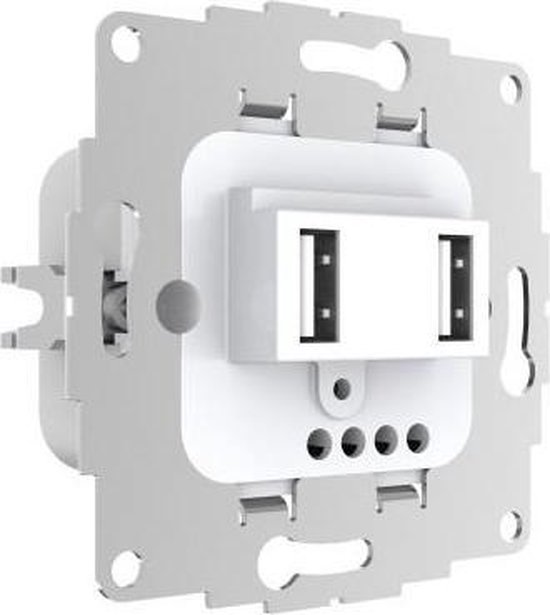 2USB InChargePRO USB AC stopcontact 15W 3A antraciet