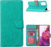 iPhone 13 Mini hoesje bookcase turquoise apple wallet case portemonnee hoes cover hoesjes