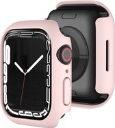 Mobigear Color Hardcase Hoesje voor Apple Watch Series 7 (45mm) - Roze