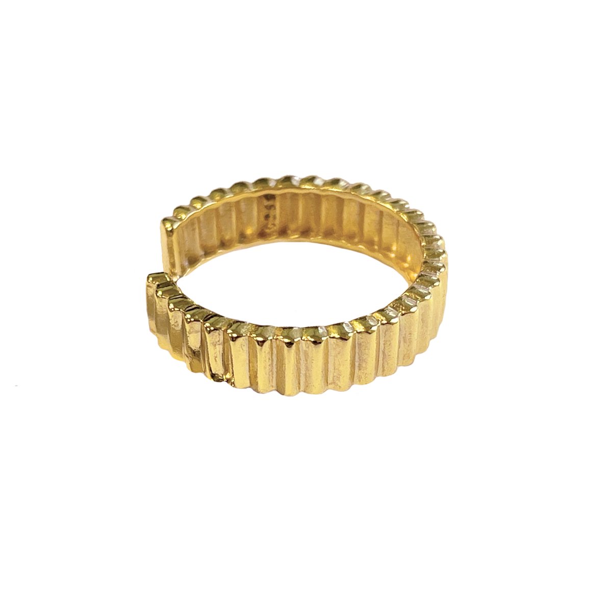 Minimal Thin Ring | Goudkleurig | Verstelbaar 17 - 20 mm | Fashion Favorite