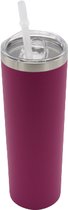 Thermobeker to go skinny 590ml kleur fuchsia