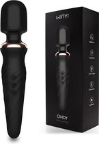 Cindy - Magic Wand - Personal Massager - Fluisterstil & Discreet - Clitoris Stimulator - Vibrerende Magic Sex Toy Vibrator - Extra Sterk - 25 Snelheden en Vibraties - Full Silicone