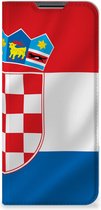 Leuk Hoesje OPPO A54 5G | A74 5G | A93 5G Smart Cover Kroatische Vlag