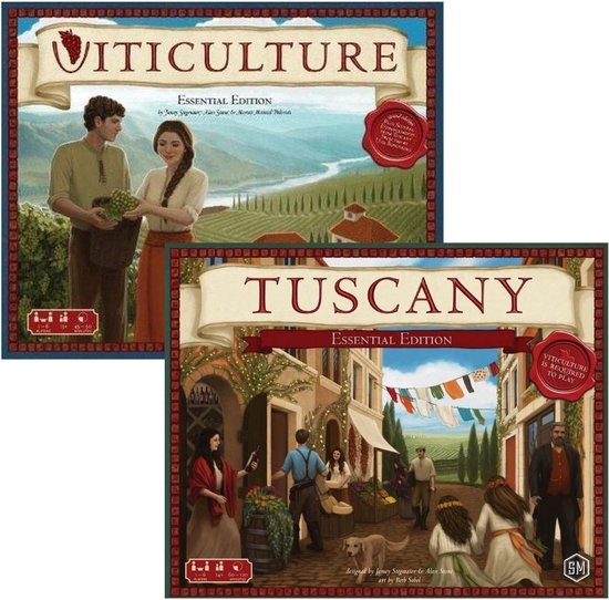 Afbeelding van het spel Spel: Viticulture & Tuscany uitbreiding set