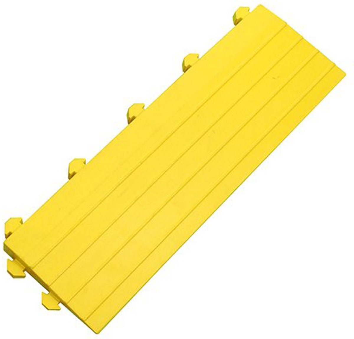 COBA Modulaire werkplaatsmat Zijstuk mannelijk Geel - Antivermoeidheidsmat - 15.5 x 50 cm