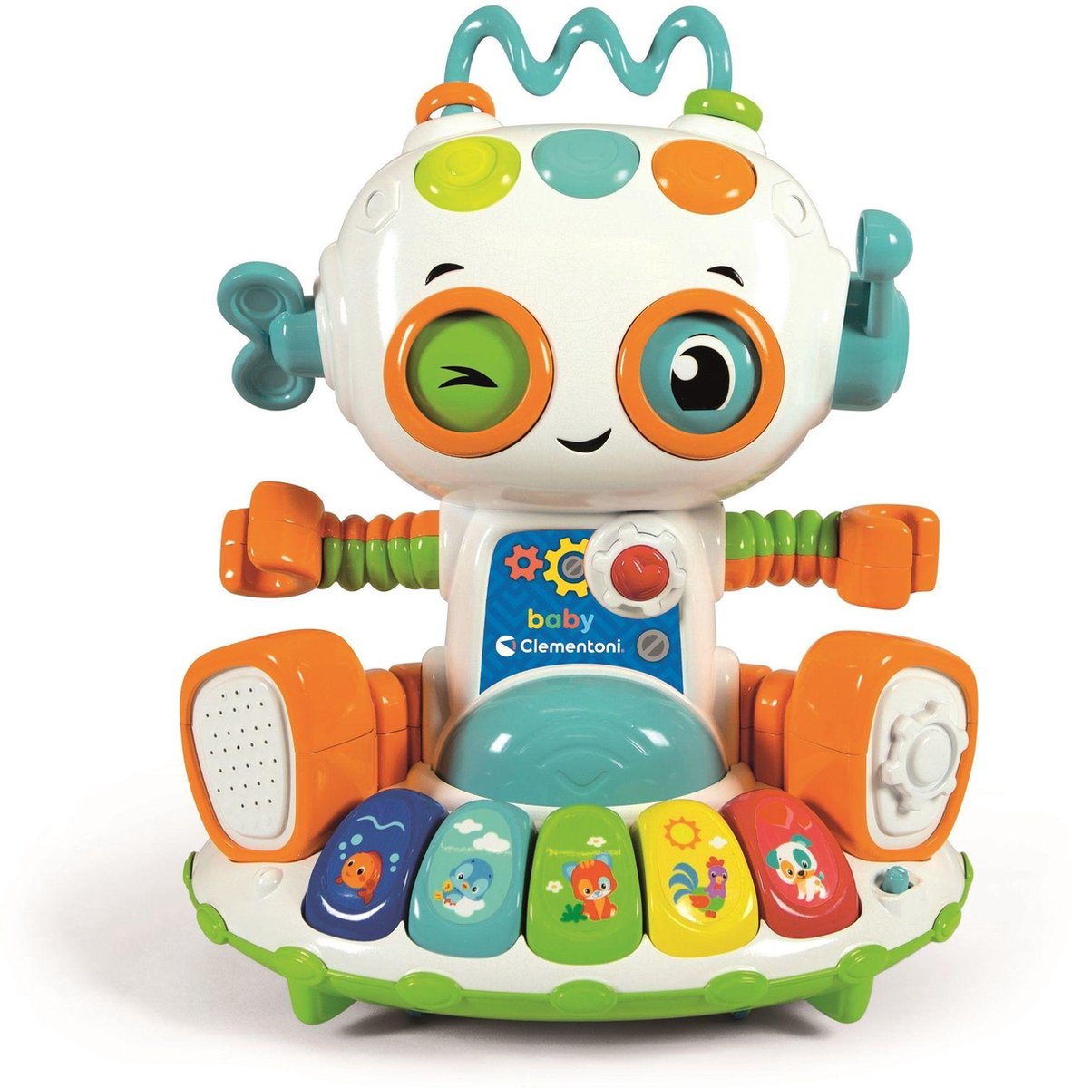 Mon premier Bébé robot avec lumière et son Clementoni | bol