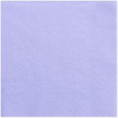 40x Serviettes de table en papier lilas violet 33 x 33 cm - Serviettes jetables lilas violet dîner/déjeuner