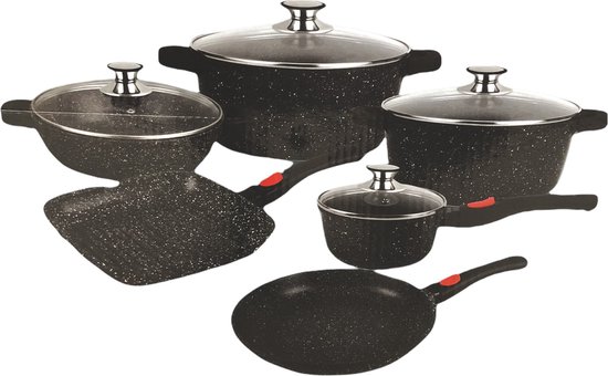 Venga! VG POT 3000 Kookpan met een diameter van 20 cm, inhoud 2,5 l, anti-aanbaklaag