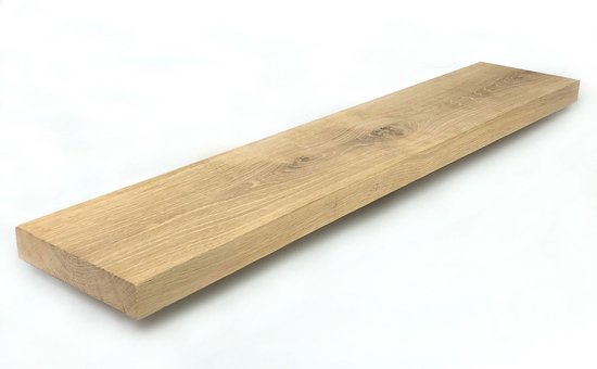 Eiken plank 50 x 20 cm recht - Massief eiken plank - Eiken plank - Eikenhout