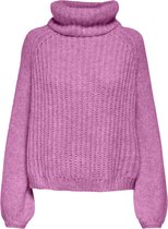 Only Trui Onlscala L/s Rollneck Pullover Knt 15236196 Opera Mauve Dames Maat - XS