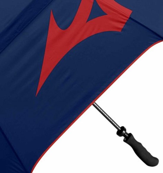Mizuno Tour 55 inch Twin Canopy Staff Golfparaplu - Blauw Rood — afbeelding 2