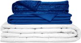 Gravity® therapeutische deken voor volwassenen / jongeren met glaskralen voor betere slaap - Verzwaringsdeken - Verzwaarde Deken - Set 135x200cm 4kg