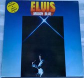 Elvis  ‎– Moody Blue 1977 LP is bijna Perfect een haarlijntje . Hoes zie Foto's
