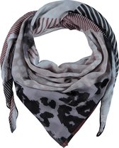 sjaal - about accessoires - kleur zwart / blauw