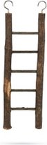 Beeztees Zi Ladder - Vogelspeelgoed - Hout - 5 treden - 21,5x7 cm