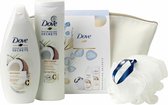 Dove Nourishing Secrets Restoring Geschenkset 1ST - Toilettas met Spons