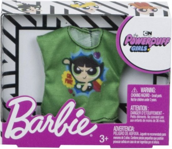Barbie - PowerPuff Girls - Tienerpop - Shirt - Groen van Barbie — afbeelding 2